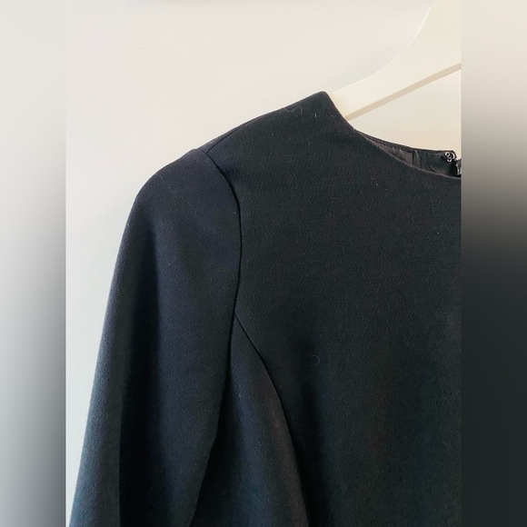 Michael Kors | Chic Black Shift Dress with Studded Trim | Size 0 - Picture 6 of 11